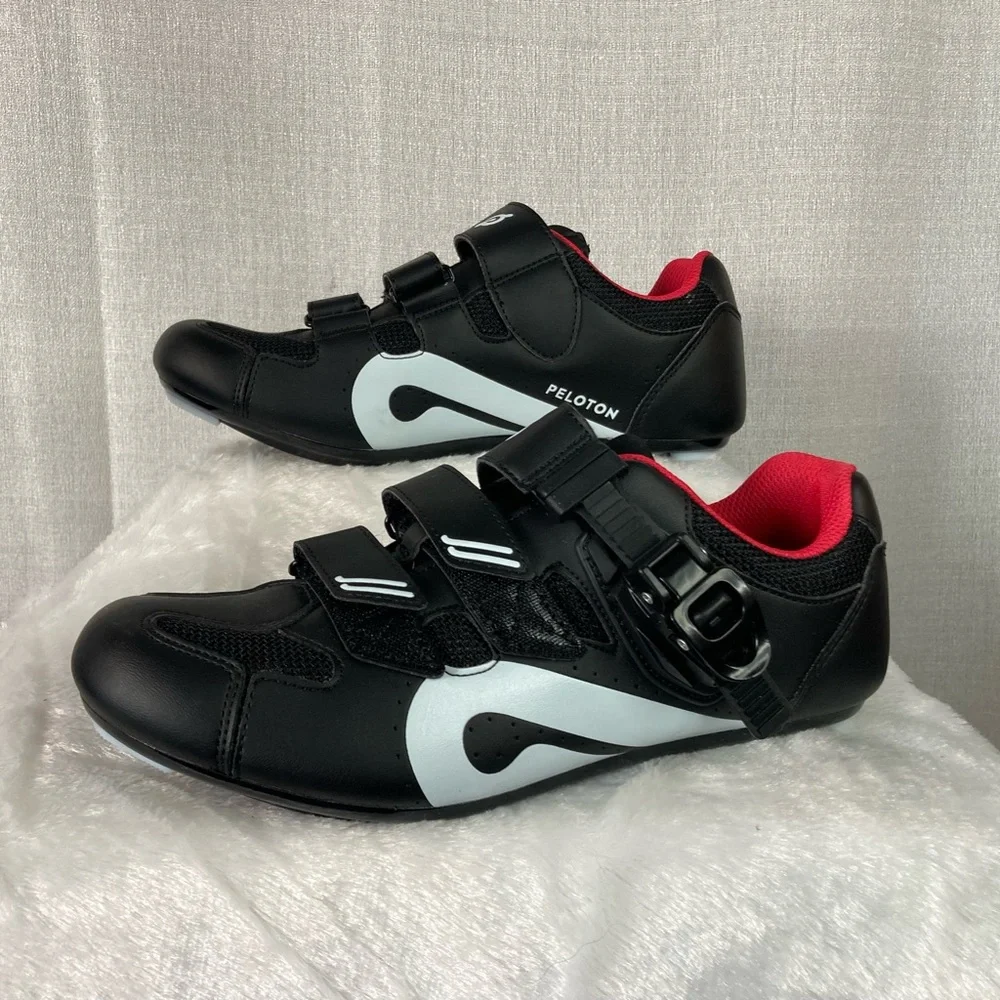 Peloton Exercise Bike Shoes
Size 40
7-Men
8.5-Women
Red & black, 3 strap - Picture 4 of 7
